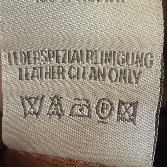 BELLUCCI Italian soft brown Leather romantic Jacket size Medium - Picture 8 of 9